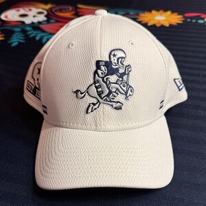 Dallas Cowboys New Era White Stretch Fit Cap Size L/XL